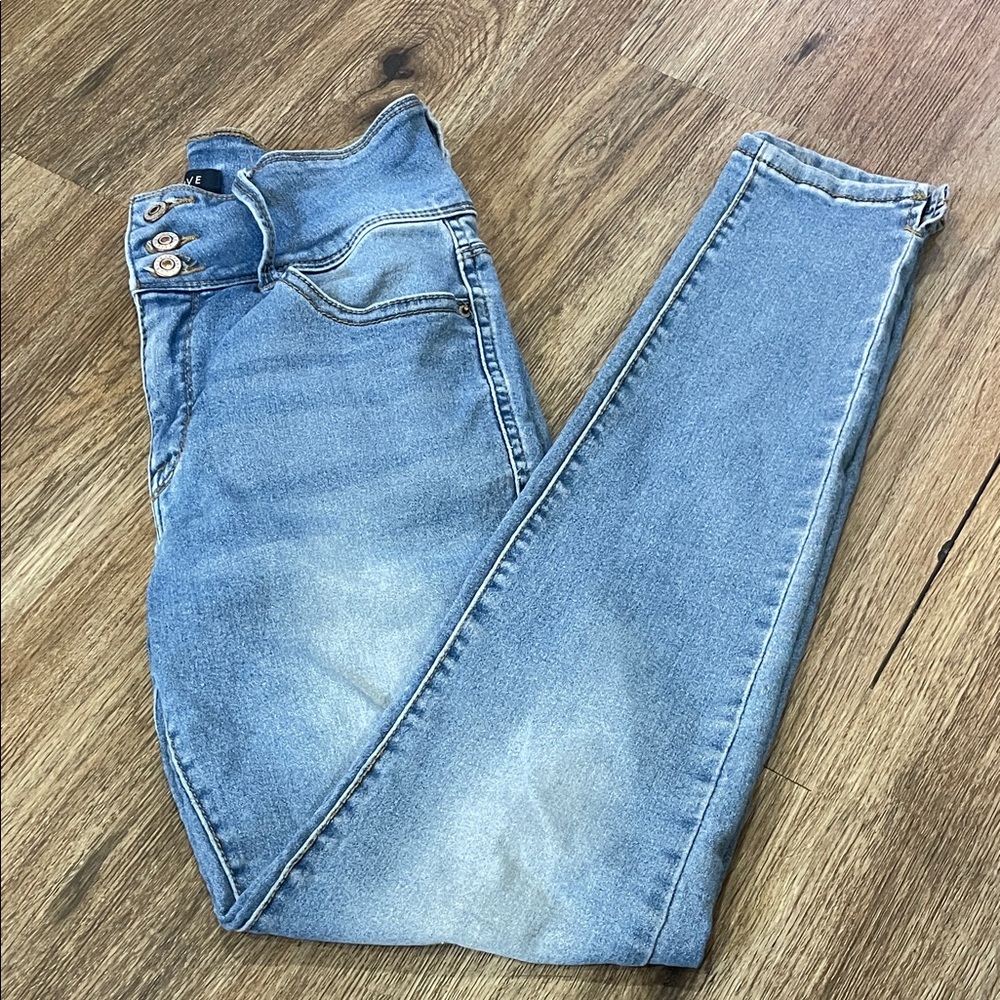 High Rise Light Blue Women's Jeans